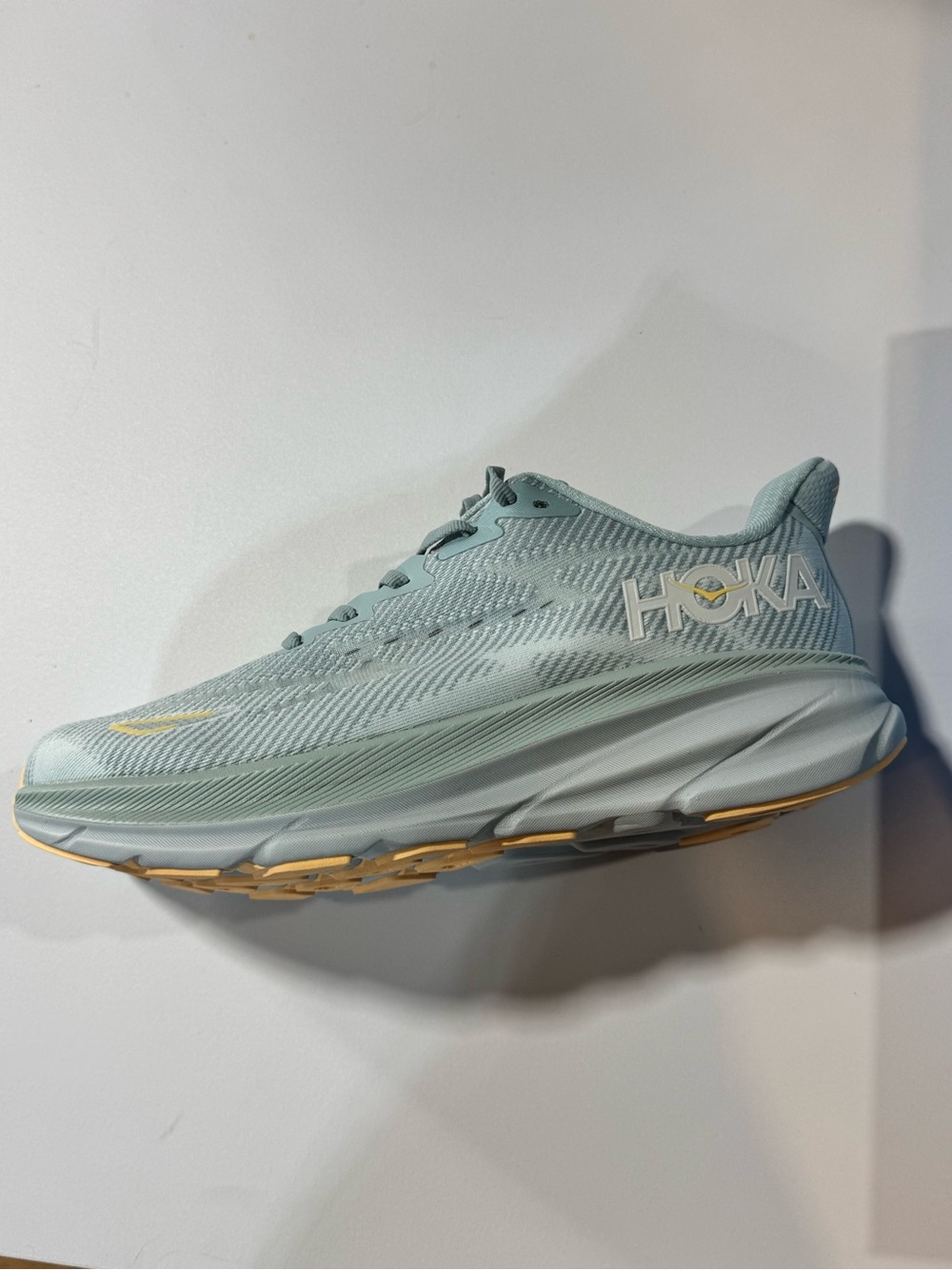 Hoka One One Clifton 9 Gray Running Shoe